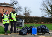 Two of our volunteers