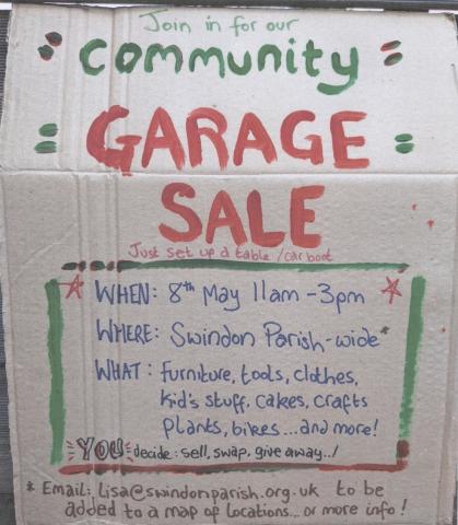 Garage sale notice